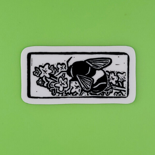 “Bumblebee” Eraser Stamp Vinyl Sticker - Image 4