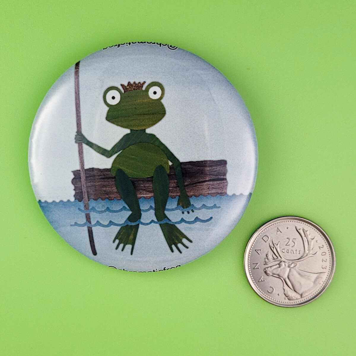 "Frog King" Pin