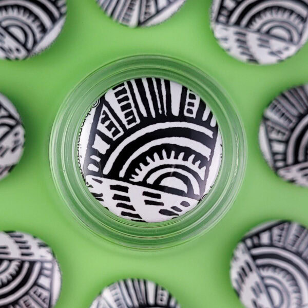 “Beach 3 - Sunset” Eraser Stamp Pin