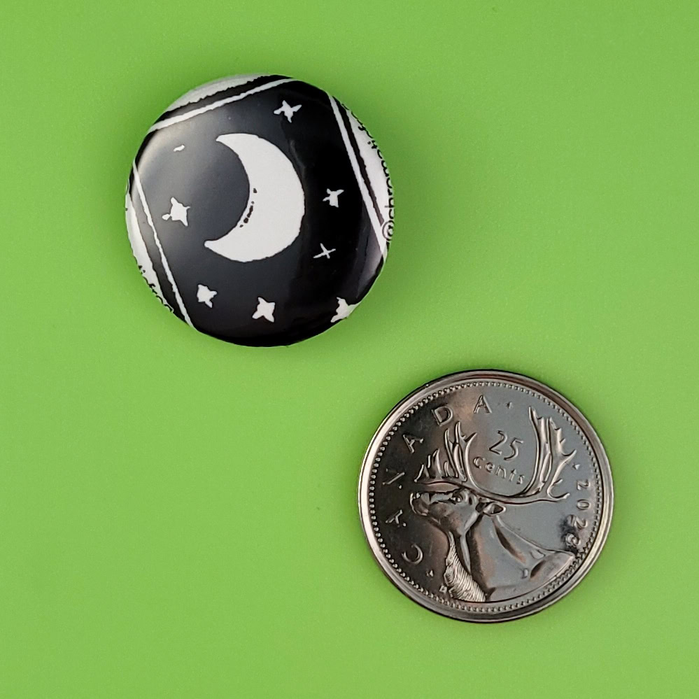 “Beach 4 – Moonlight” Eraser Stamp Pin